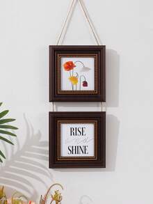 2 合 1 和 3 合 1 4 英寸复古绿色创意挂墙装饰塑料相框，适用于客厅、卧室、节日礼物