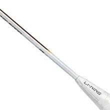 Li-Ning HALBERTEC 5000 (4U) Series Badminton Racket - High Composite Density Shock Absorption System (Single Racket, Unstrung), High Rigidity Carbon Fiber, Weight 80-85g, Max Stringing Tension: 30lbs, Model AYPT373