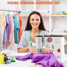 Compact 12-Stitch Electric Sewing Machine: Mini Twin Thread With Extension Table, Ideal For Home Projects, EU Plug - EU C Type Plug(220-240V) - View 4