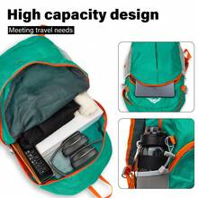 Ultra - Light Foldable Outdoor Backpack: Large - Capacity For Hiking, Cycling & More - Green - View 2