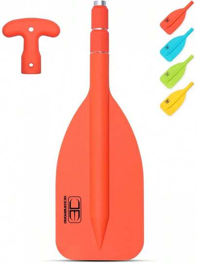 Telescoping Emergency Paddle 21''-42''(Assembling Required)/26''-54'' Aluminium Shaft For Kayaking Boating Canoeing River Tubing