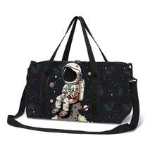 Set de 3 rucsacuri cu model de consolă Cosmonaut pentru băieți, ghiozdan casual pentru studenți din poliester, cu geantă de prânz și penar, lavabil manual, închidere cu fermoar, design cu imprimeu aleatoriu - Multicolor - Vizualizare 17