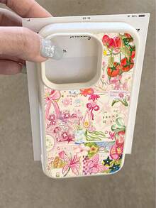 1 Ốp lưng điện thoại mềm chống nước, chống rơi, chống trượt hình mèo và dâu tây dễ thương, tương thích với Apple và các điện thoại khác, chống sốc, chống trầy xước - Nhiều màu - Xem 4