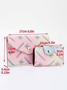 Women's Handbag Set, Fashion Shoulder Bag With Embroidered Small Square Bag - Purple - View 12