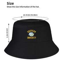 Relaxed Letter & Graphic Print Southern University Jaguars Selected Fun DIY Rich Patterns And And Versatile Halloween Christmas  Steal My Link Couple Outfi Bucket Hat - Stylish Unisex Streetwear Fisherman Sun Hat For Outdoor Adventures, Travel, Vacations & Beach Days - A - Xem 2