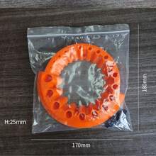 1 Máy mài mũi khoan đa năng đa năng, máy mài mũi khoan hiệu suất cao và phụ kiện mài - Phù hợp với nhiều kích cỡ mũi khoan khác nhau, công suất 2-13mm, dành cho máy khoan góc điện 115mm và 125mm, cấu trúc nhựa bền, không cần điện, áp dụng cho nhiều loại mũi khoan trên thị trường, nâng cao hiệu quả của mũi khoan! - trái cam - Xem 10