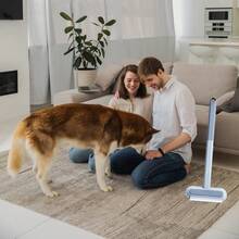 1pc Multi-Functional 4-In-1 Pet Brush, Two-Way Felt Removal Design, Washable For Easy Cleaning, For Pet Cat And Dog Hair Removal, Carpet, Bed, Clothing And Glass Cleaning, Pet Cleaning Suppliescachorro Feliz