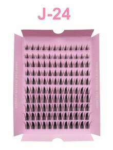 120 Pcs/100Pcs D Curl Fairy Lash Clusters Cartoon Lash Clusters D Curl DIY Eyelash Extension Moist Outward Point Anime Lashes Individual False Lash Cluster With Ultra Thin Invisible Lash Band For Manga Lash Look - D - View 10