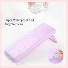 1Pack Foldable Nail Hand Rest - Professional Manicurist Hand Support Pillow, Portable Nail Art Station Essential For Salon & Home Use, Ergonomic Hand Rest For Gel/Acrylic Nails, Great Birthday, Christmas, Nail Appreciation Day Gift For Nail Technicians