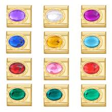 1件水晶模块化手链DIY，适合作为派对礼物送给朋友/情侣，也适合圣诞节、新年、万圣节、情人节等节日，设计精美，不锈钢材质，本地制造，实用时尚，是圣诞节和万圣节的必备单品，沉稳的秋日色调，圣诞风格