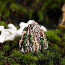 1pc Resin Miniature Rock Statue - Decorative Micro Landscape Sculpture For Glass Containers, Fairy Gardens, And Home Decor - Versatile Handmade Art For Living Rooms, Bedrooms, And All Room Types In Random Styles
