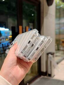 4 件透明防摔手机壳，4 种不同风格的透明多功能手机壳，时尚简约设计手机壳，适用于 17 Pro Max、13、15、16 Pro Max、16、14、16 Plus - 彩色 - 查看 3