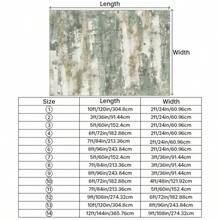 Elegant Cream-Colored Vintage Bohemian Style Area Rug, Soft Velvet Carpet For Living Room, Bedroom, Office - Unique Artistic Rug For Dorm, Game Room, Bathroom - Green - View 8