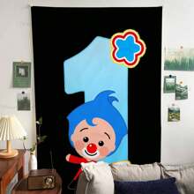 1pc Plim Plim Anime Tapestry Hippie Flower Wall Carpets Dorm Decor Wall Hanging Home Decor