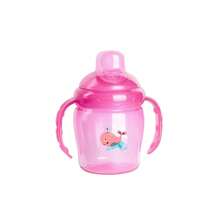 89ml Tazza di transizione con manici, adatta per bambini da 6-12 mesi e 1-3 anni, unisex, tazza per succhi, motivo a cartoni animati, multicolore - Multicolore - Visualizzare 7