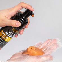 DLace Tint Melting Hair Mousse 6.8 Fl Oz Lace Tint Mousse For Women Hair Wig Lace Wigs Toupees And Hairpieces Natural Finishing Lace Color Lace Tint Mousse For Wigs Melts Lace Foam Tint Medium Brown 7001 - MediumBrown - 查看 5