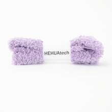 1 Paar bunte, flauschige 1,5 cm breite Plüsch Schnürsenkel für den Alltag