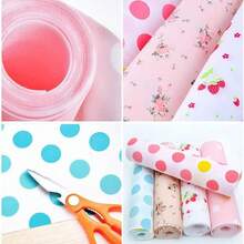 Verve Non-Adhesive Cabinet Liners And Shelf Paper Protectors, Bedroom Drawer And Refrigerator Liners - 30x300cm, 3 Rolls