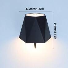 1pc Modern Wireless LED Bottle Lamp - 16 RGB Colors, Touch Control And Dimmable, Rechargeable Battery, Portable Decorative Night Light For Living Room And Bedroom
