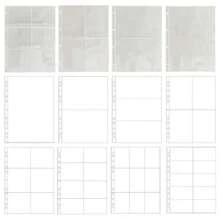 Álbum de fotos A4 transparente, 10 piezas, recarga de páginas, Protector de archivos, 4/11 agujeros, 6 * 4, 8 * 10, 4/11, carpeta de anillas, fototarjetas, tarjetas postales, cuaderno OLGX - 4 agujeros - 1 bolsillo 10 piezas - Ver 1