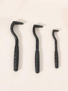 3pcs/Set Pet Ticks Remover Tool, Flea Removal Hook, Pet Grooming Tool For Dogs And Cats