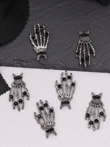 5 件万圣节美甲装饰大号鬼爪万圣节趣味哥特式美甲配件美甲用品美甲饰品美甲宝石