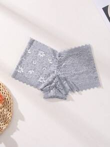 5条装女士性感蕾丝拼接低腰三角裤，中腰无缝舒适内裤，收腹提臀，弹力内裤，适合日常穿着和瑜伽 - 彩色 - 查看 7