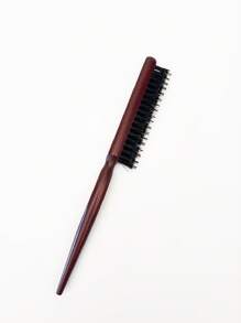 1 件专业沙龙野猪鬃毛细齿梳，接发造型工具发刷，DIY，返校，旅行度假必需品，女士发饰