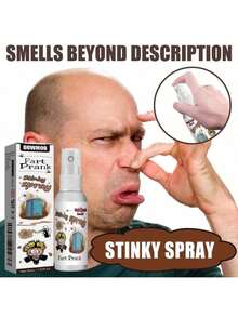 1pc Mischievous Fart Spray,Long-Lasting Fart Smell Liquid Spray,Pressure Relieving And Humorous Toy Props,Necessary For April Fool's Day (Packaging Pattern Random),Prank Test,Glad,April Fools Day,Random Things,Fart Whistle,Shock Pen Prank - Multicolor - View 4