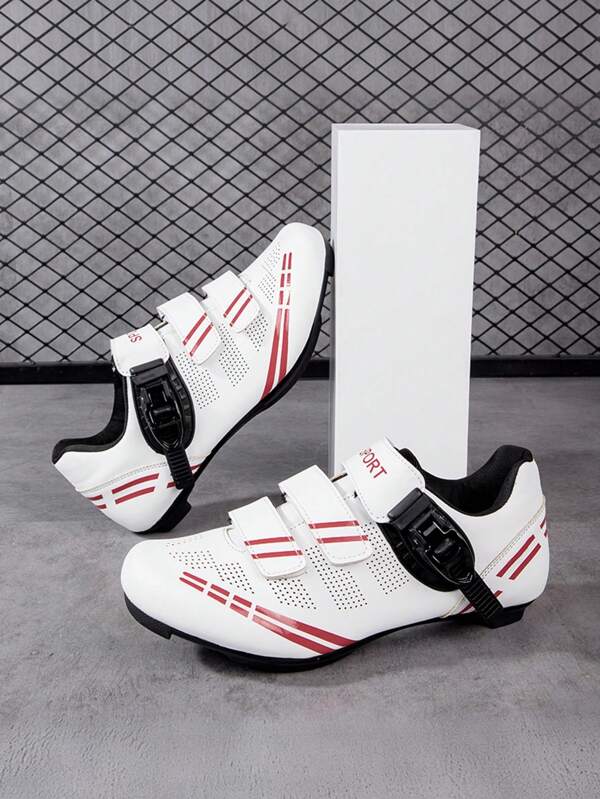 1 Pair Unisex Road Cycling/Bicycle Shoes,PU Shoe Upper Anti-Slip Outsole,SPD Racing City Road Bike Sneakers,Lightweight Fashion Walking Outdoor Bike Shoes,Suitable For Both Men And Women
