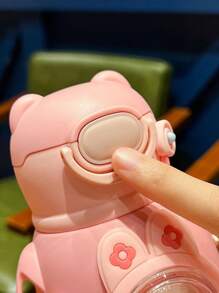 1个可定制姓名的不锈钢水瓶，配有硅胶吸管，12盎司个性化保温杯，定制不锈钢水瓶，防漏保温不锈钢杯，可定制姓名，不锈钢水瓶，返校、聚会、旅行、学校水瓶、生日、毕业的理想礼物，送给男孩、女孩、青少年的水瓶礼物，轻松舒适，生日礼物、圣诞礼物