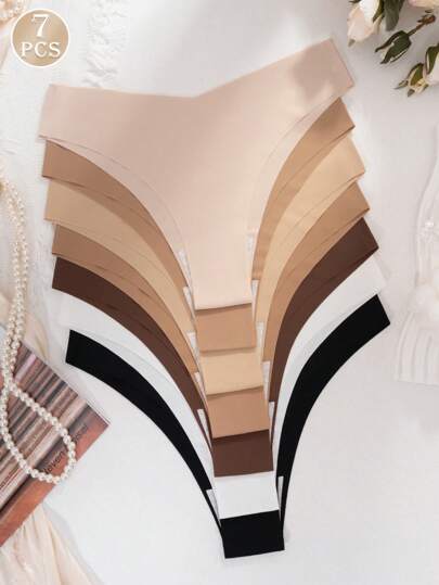 Lenjerie intimă bikini fără cusături, sexy, confortabilă, respirabilă, 7 bucăți, pentru femei