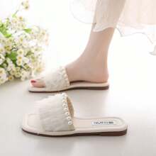 Women Flat Sandals - 黑色 - 查看 4