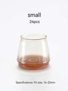 4/8/16/24 件圆形椅腿地板保护垫 - 消除地板噪音，防止刮擦，滑动顺畅 - 硅胶结构，柔软毡垫，轻柔接触地板，保护地板、桌椅腿