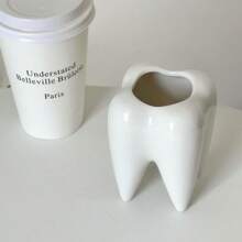 陶瓷牙刷架，个性化装饰，牙刷架，创意生日礼物，桌面，办公桌装饰