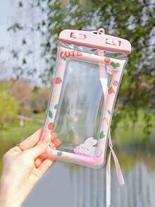 Bolsa impermeable para teléfono - Funda flotante con pantalla táctil para nadar y parque acuático - Estuche para teléfono con láser - Multicolor - Ver 6