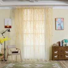 Kitchen Window Curtains - Gray 1p Style 3 - View 8