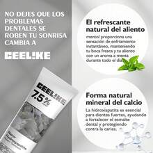 Ceelike Pasta dental con nanohidroxiapatita MSDRWIKEY, remineraliza eficazmente, set de probióticos, cuidado bucal, esencial para la familia - Gris+Morado - Ver 6
