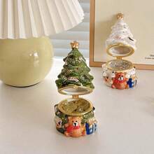 Christmas Bear Wishing Tree, Suitable As Decorative Ornament, Decorative Incense Burner, Christmas Decorative Candle Holder, Jewelry And Small Item Storage Box, Ideal As Christmas Or Birthday Gift For Friends And Partners