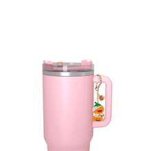 1 pezzo Ciondolo a tema Ognissanti per borraccia, decorazione pendente con fantasma, zucca e mago, adatto per borracce da 30oz e 40oz, accessori per tazze, regalo per feste di Ognissanti