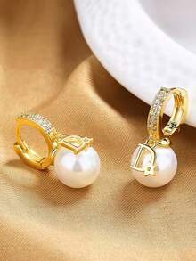 时尚韩版高端感轻奢优雅大气耳环女士饰品。 - 彩色 - 查看 10