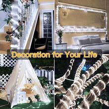 200/100/50 Lights Battery Box String Lights, Battery Powered LED String Lights With 8 Modes And Remote Control, Ideal For Patio, Camping, Tent, Pool, Garden, Fairy Lights For Halloween, Thanksgiving Decoration - 8 Modes - View 12