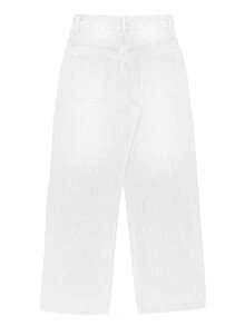 Chicsale Ladies Fashion Jeans, High Waist Sexy Loose Straight Jeans, Ladies - 白色 - 查看 4