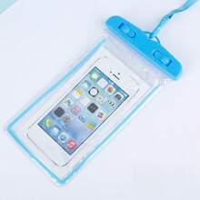 1PC Glow In The Dark Waterproof Mobile Phone Bag, Mobile Phone Waterproof Bag, Swimming Takeout Hanging Neck Mobile Phone Bag, Fluorescent Mobile Phone Bag, Outdoor Sports Swimming Floating Airbag Underwater Photography Mobile Phone Case, Cell Phone Waterproof Bag, Cell Phone Bag Beach Phone Bag Compatible With IPhone 14 13 12 And Other Cell Phones (Green& Pink) - Multicolor - View 29