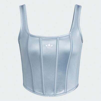 Adidas Trefoil 女士时尚修身性感吊带短款上衣 IX1913