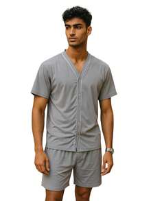 Men Loungewear Onepieces - 彩色 - 查看 4