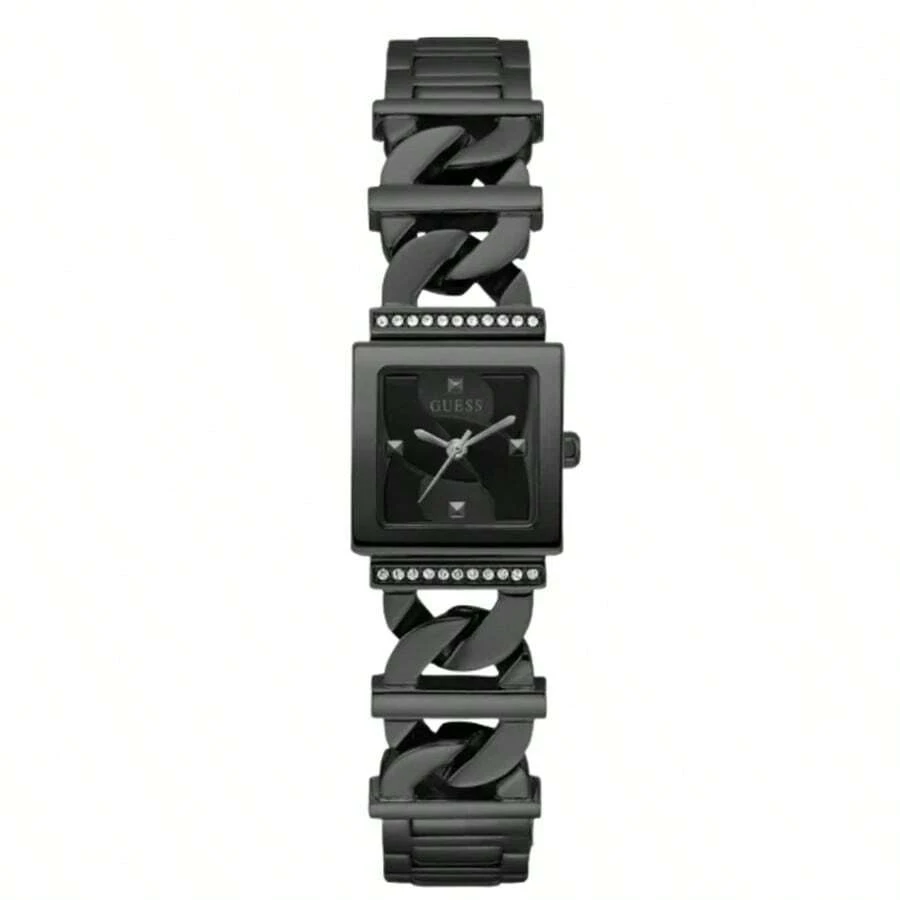 Damen Quarzuhr von Guess, Quarzwerk, Edelstahlgehäuse, Edelstahlarmband. Die Zeigenuhr ist bis 50 Meter wasserdicht und für den täglichen Gebrauch sowie Sportaktivitäten geeignet GW0603L1 GW0603L2 GW0603L3