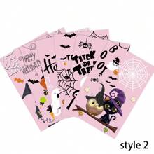 12 Stücke/Set Halloween & Thanksgiving Themen Handgeschriebene einseitige Papier Postkarten, Party Einladungen, Dekorationen, 2 Stile erhältlich: Gruselige blutige Handabdrücke und sürbisse Hexe Skelett, Halloween & Thanksgiving Grußkarten zum Verschicken an Freunde, Lehrer, Familie, Führungskräfte, handgeschriebene Postkarten um Segen und Dankbarkeit auszudrücken