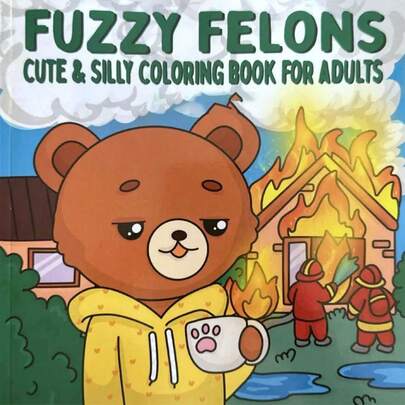 1pc Fuzzy Felons:Coloring Book For Adults And Teens, Easy Colouring Book Super Cute Designs Of Cozy, Hygge Spaces For Relaxation (Cozy Spaces Coloring) Kids Graffiti Painting Book Painting Book Montessori Drawing Toys Creative Gift Christmas.Children's Early Education Puzzle Educational Toy Handmade Drawing Kit