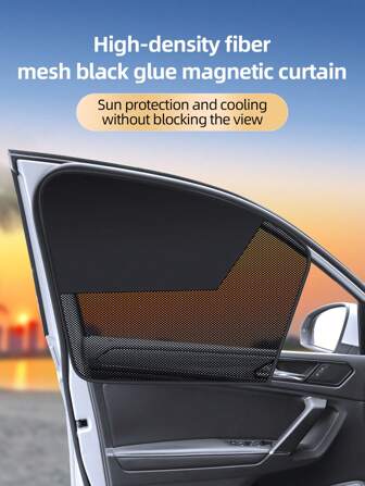 1/2/4PCS Premium Car Sunshade: 100% UV Blocking For A Cool Interior